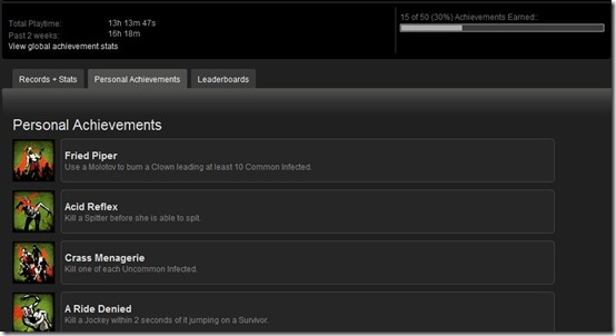 L4D2 achievements