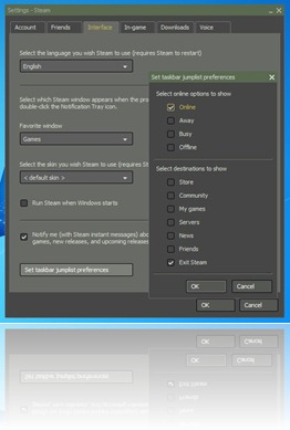 Windows 7 Jumplist option