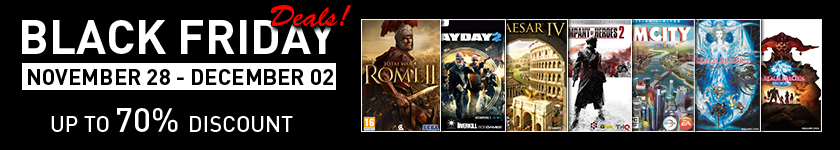 Black Friday sale on DLGamer!
