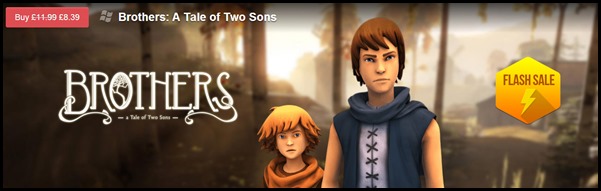 Brothers a Tale of Two Sons Flash Sale on GameFly