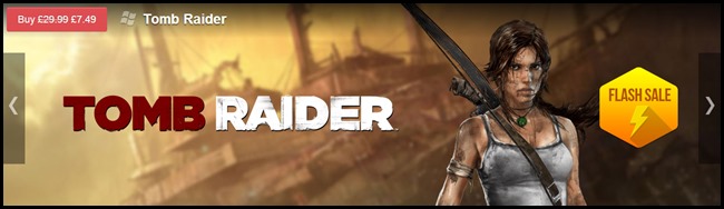 Tomb Raider Flash Sale!