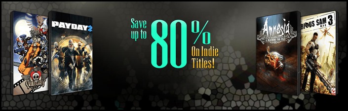 Indie Titles Up To 80 Off!