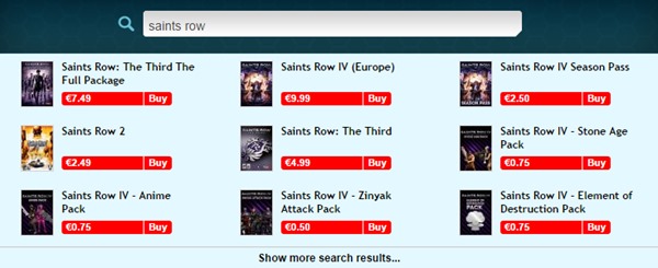 Saints Row Franchise 75% off