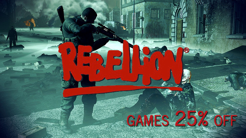 Rebellion Sale 25 on GameFly