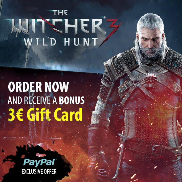 The Witcher 3 Preorder gift card