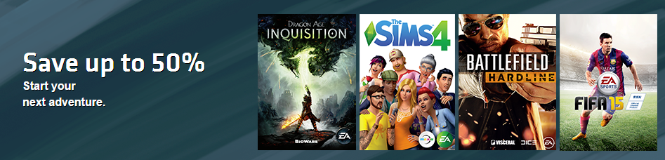 Origin sale 50 off games