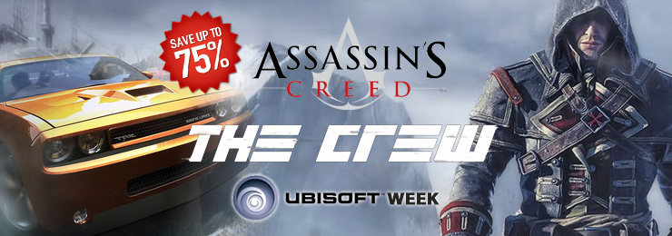 Assassin's Creed and The Crew on sale