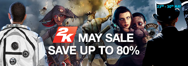 2K May Sale - up to 80% off!