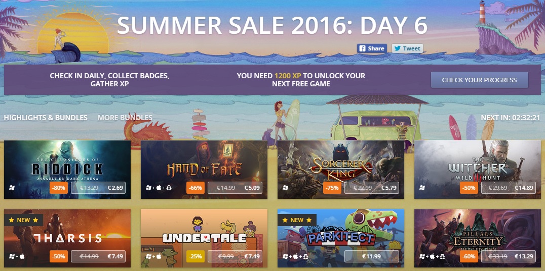 GOG Summer Sale 2016 still going!