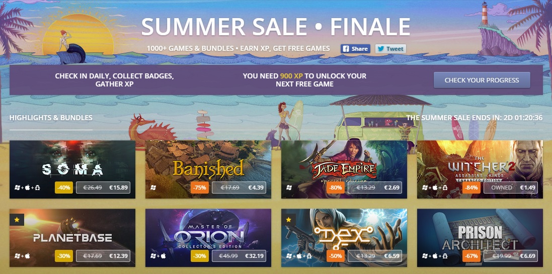 GOG Summer Sale Finale