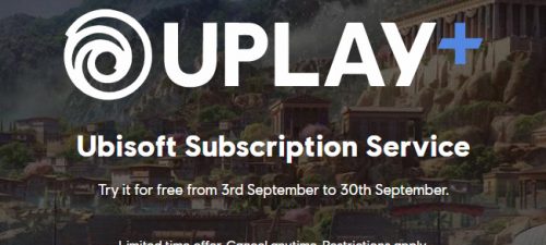 Ubisoft’s subscription service is here. Try UPlay+ for free!